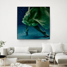 Dame 1 by Peter Morneau on GIANT ART - green photo art