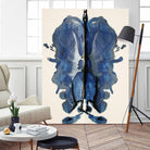 Blue Ink Laos by Daniel Stanford on GIANT ART - blue abstract