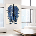 Blue Ink Laos by Daniel Stanford on GIANT ART - blue abstract