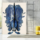 Blue Ink Laos by Daniel Stanford on GIANT ART - blue abstract