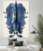 Blue Ink Laos by Daniel Stanford on GIANT ART - blue abstract