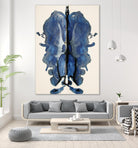 Blue Ink Laos by Daniel Stanford on GIANT ART - blue abstract