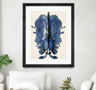 Blue Ink Laos by Daniel Stanford on GIANT ART - blue artistes du québec quebec artists