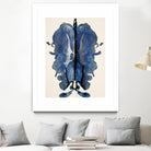 Blue Ink Laos by Daniel Stanford on GIANT ART - blue artistes du québec quebec artists