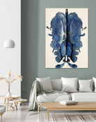 Blue Ink Laos by Daniel Stanford on GIANT ART - blue artistes du québec quebec artists