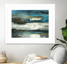 2018-02-12 by Kathleen Cloutier on GIANT ART - green abstract artiste québécois