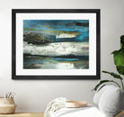 2018-02-12 by Kathleen Cloutier on GIANT ART - green abstract artiste québécois