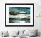 2018-02-12 by Kathleen Cloutier on GIANT ART - green abstract artiste québécois