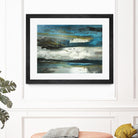 2018-02-12 by Kathleen Cloutier on GIANT ART - green abstract artiste québécois