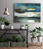 2018-02-12 by Kathleen Cloutier on GIANT ART - green abstract artiste québécois