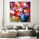 Lolie by Doris Savard on GIANT ART - purple abstract