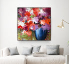 Lolie by Doris Savard on GIANT ART - purple abstract