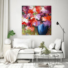 Lolie by Doris Savard on GIANT ART - red flowers contemporary