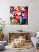 Lolie by Doris Savard on GIANT ART - red flowers contemporary