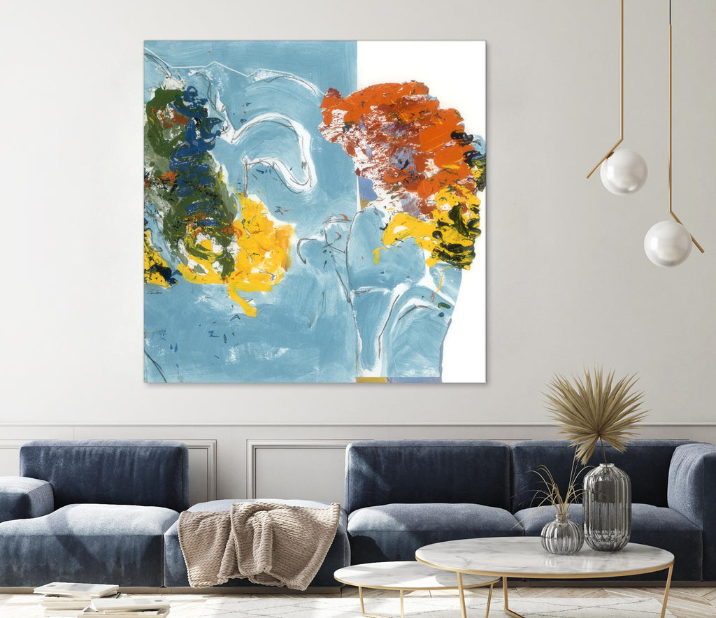 Flower Flow by Diane Lambin on GIANT ART - white abstract