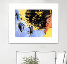 Sunbird by Diane Lambin on GIANT ART - blue abstract