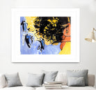 Sunbird by Diane Lambin on GIANT ART - blue abstract