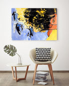 Sunbird by Diane Lambin on GIANT ART - blue abstract