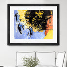 Sunbird by Diane Lambin on GIANT ART - blue abstract