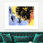 Sunbird by Diane Lambin on GIANT ART - blue abstract