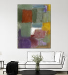 Soft Squares by Diane Lambin on GIANT ART - purple abstract