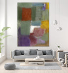 Soft Squares by Diane Lambin on GIANT ART - purple abstract