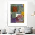 Soft Squares by Diane Lambin on GIANT ART - green abstract