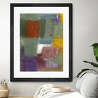 Soft Squares by Diane Lambin on GIANT ART - green abstract
