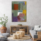 Soft Squares by Diane Lambin on GIANT ART - purple abstract