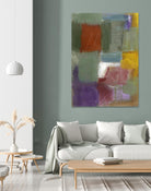 Soft Squares by Diane Lambin on GIANT ART - green abstract