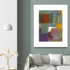 Soft Squares by Diane Lambin on GIANT ART - green abstract