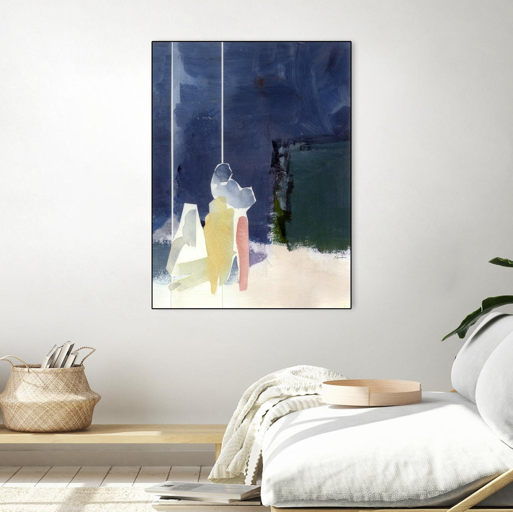 Mystic Rider by Diane Lambin on GIANT ART - white abstract