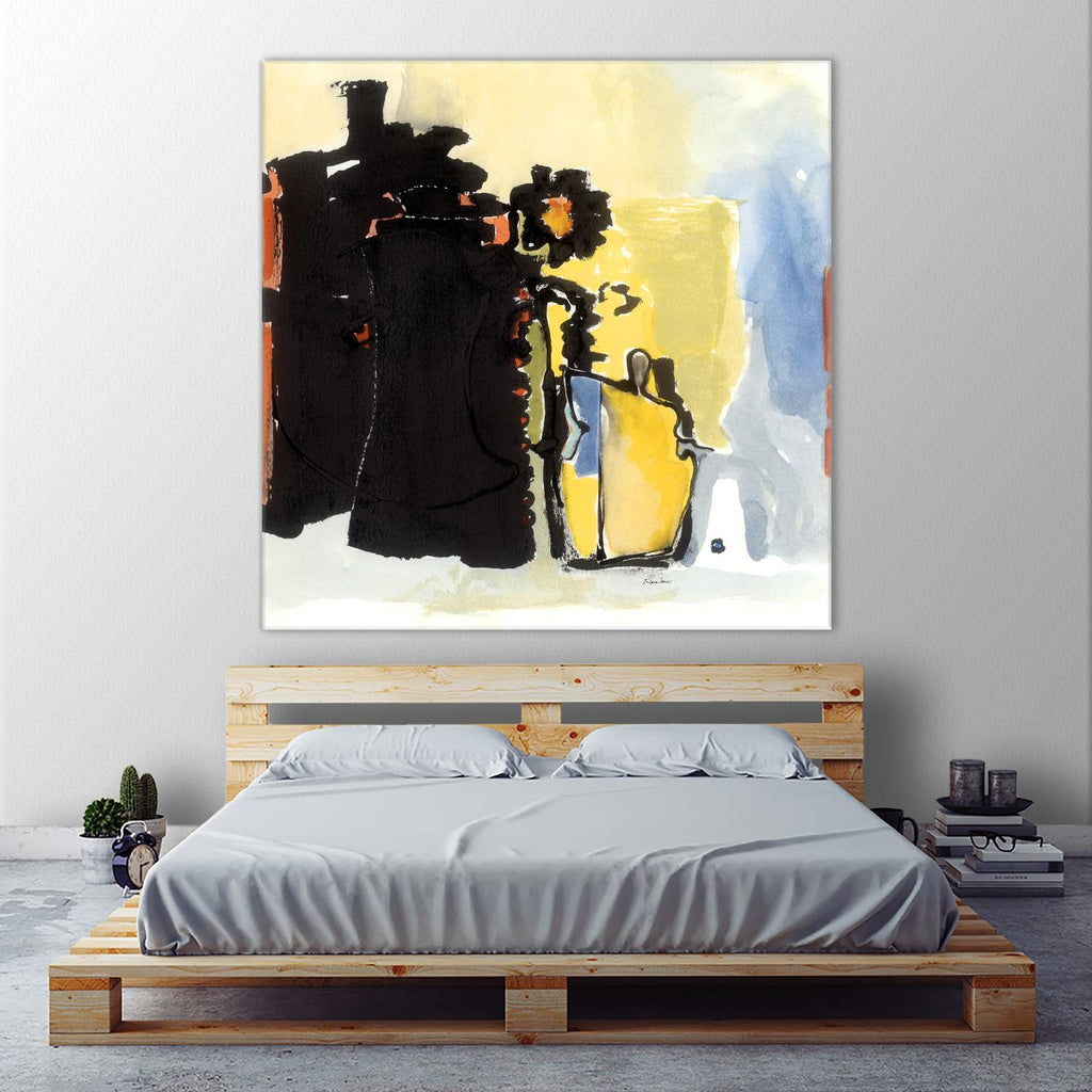Vases Collage by Diane Lambin on GIANT ART - yellow abstract
