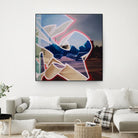 False Future by James Nye on GIANT ART - beige street art graffiti