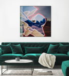 False Future by James Nye on GIANT ART - beige street art graffiti