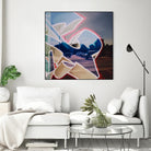 False Future by James Nye on GIANT ART - beige street art graffiti