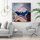 False Future by James Nye on GIANT ART - beige street art graffiti