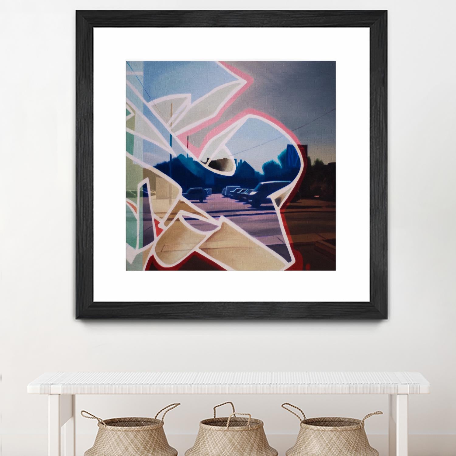 False Future by James Nye on GIANT ART - beige street art graffiti