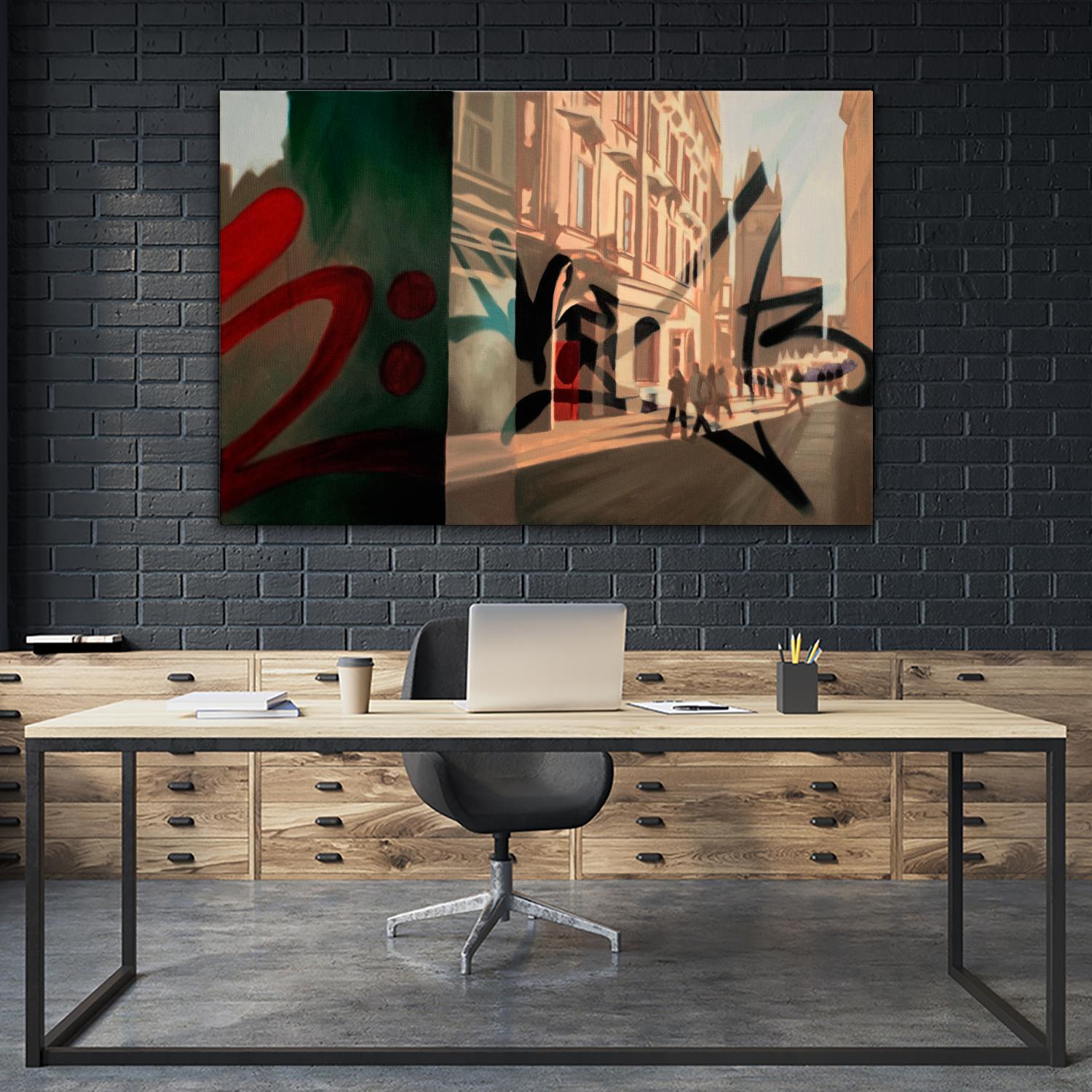 From Old Town by James Nye on GIANT ART - beige street art canadian artists