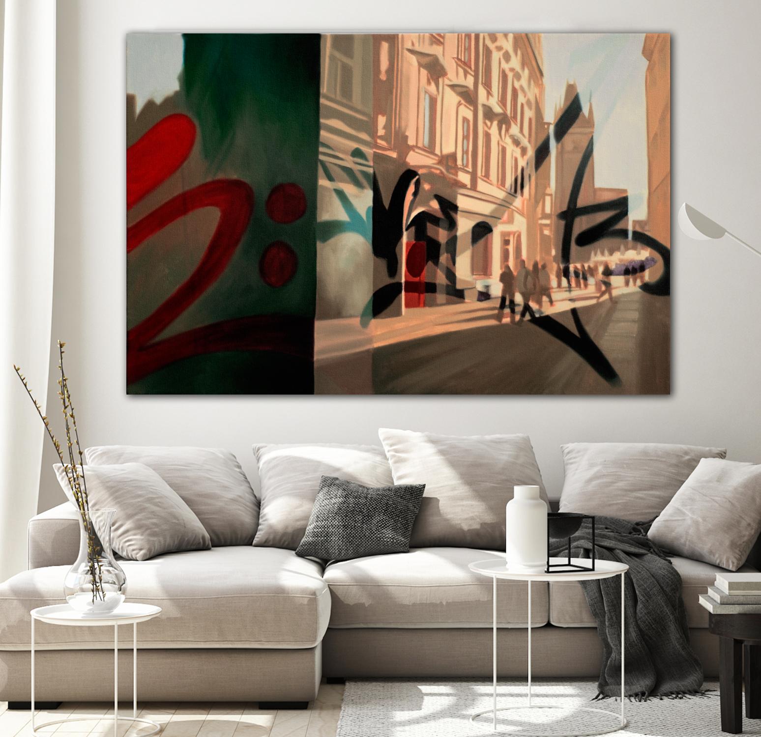 From Old Town by James Nye on GIANT ART - beige street art canadian artists