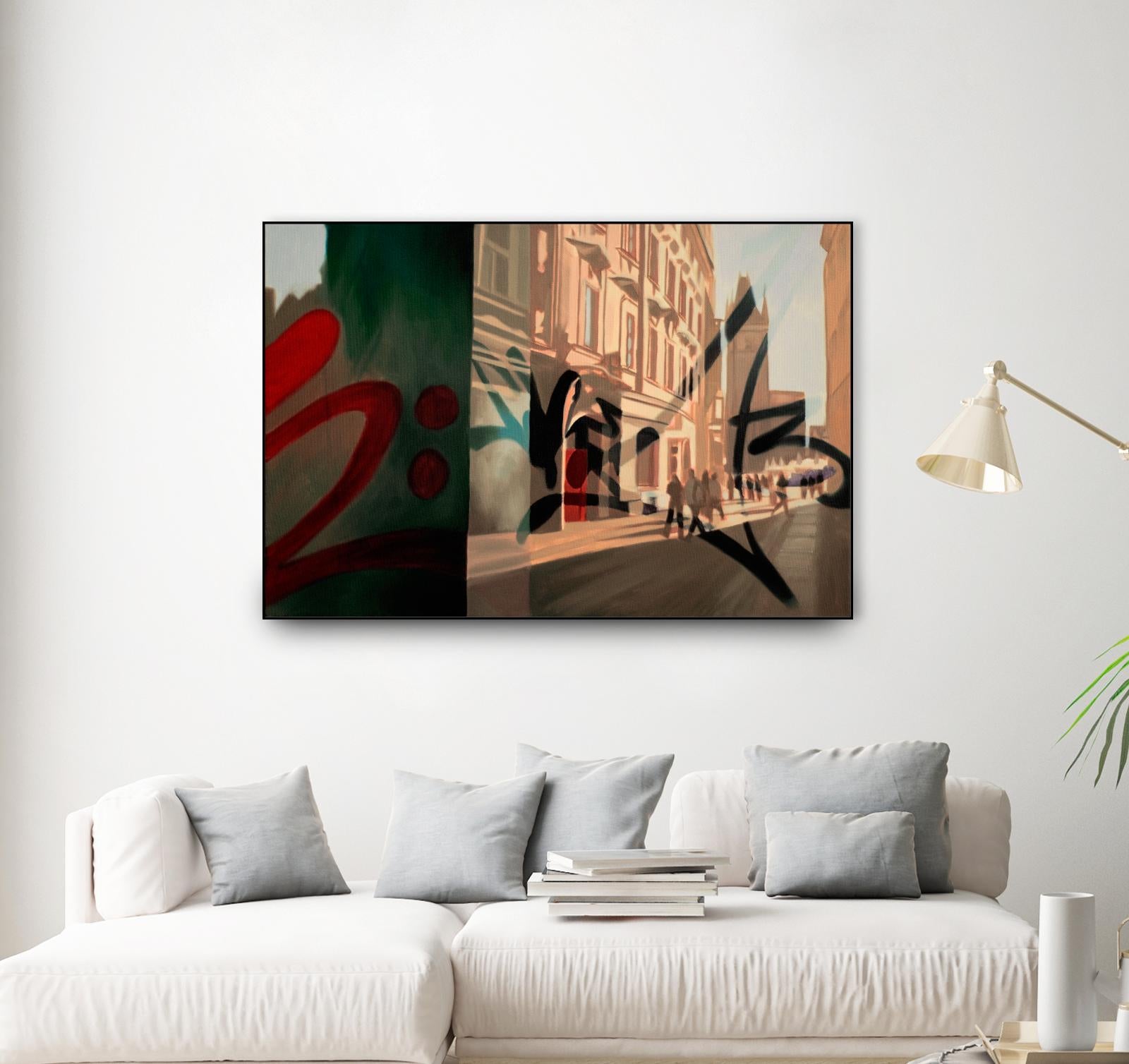 From Old Town by James Nye on GIANT ART - beige street art canadian artists