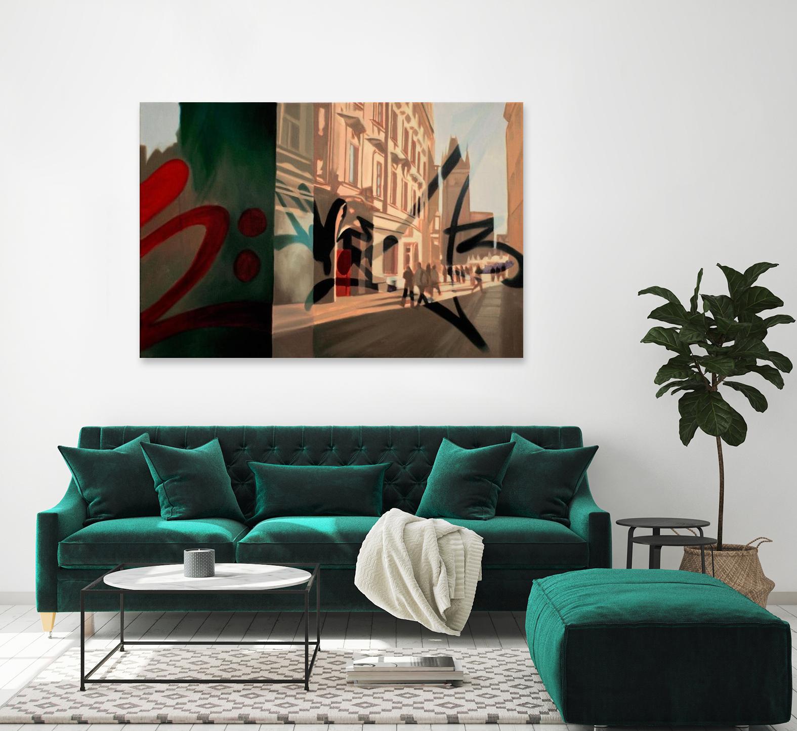 From Old Town by James Nye on GIANT ART - beige street art canadian artists