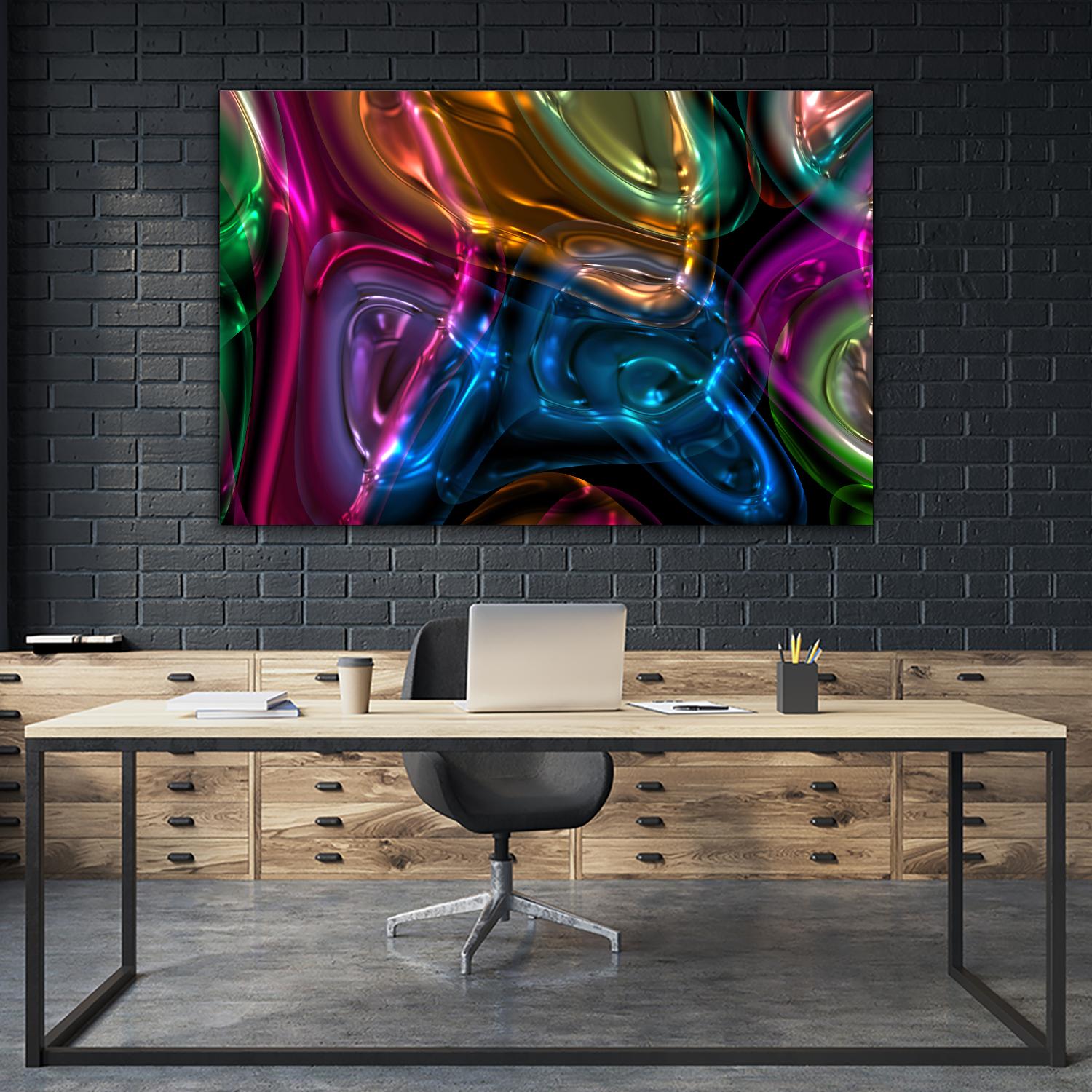 Candies 13 by Jean-François Dupuis on GIANT ART - orange abstract light