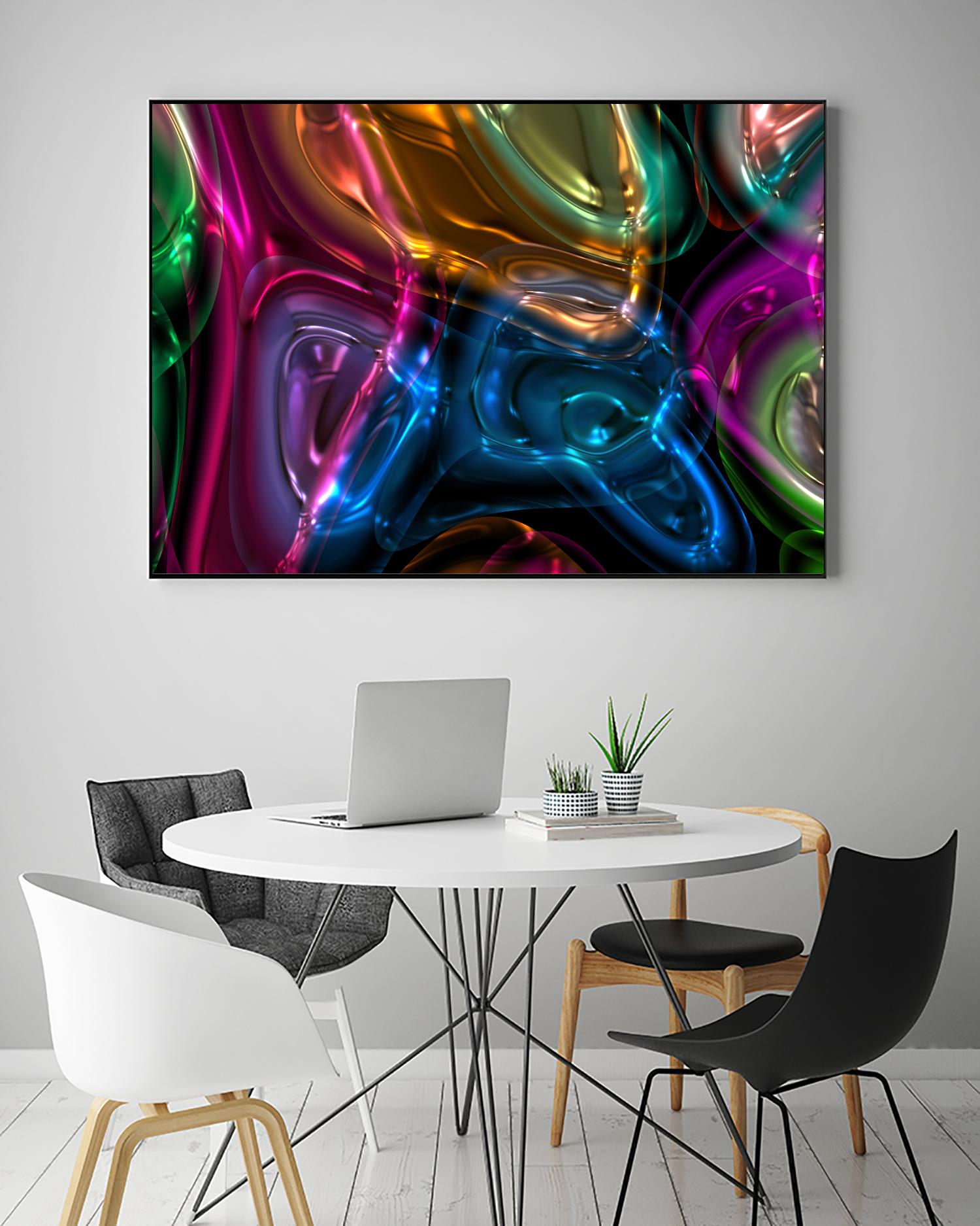 Candies 13 by Jean-François Dupuis on GIANT ART - orange abstract light