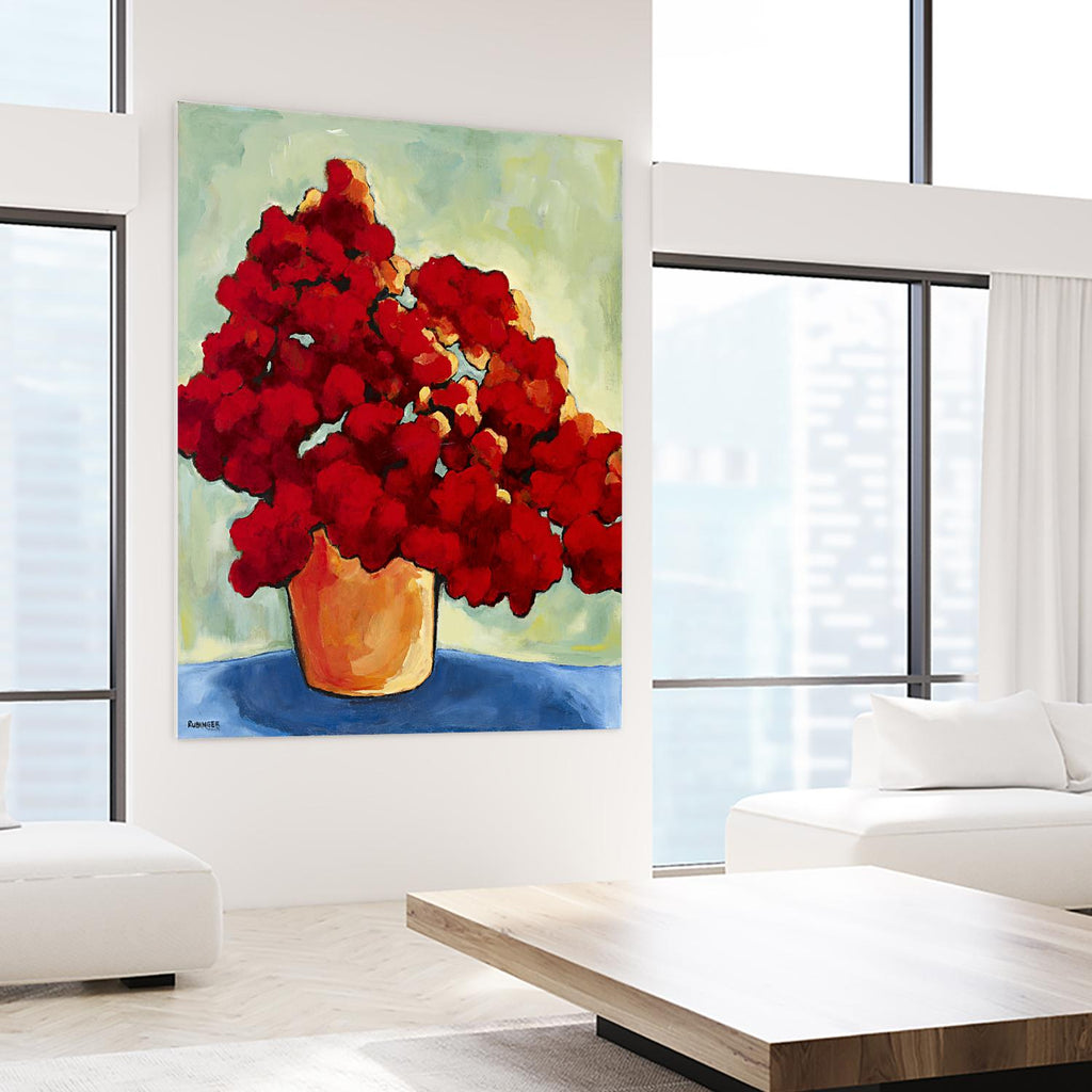 Red Blake by Bram Rubinger on GIANT ART - red flowers bouquet
