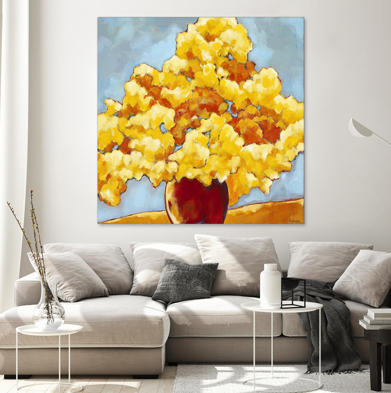 Golden Glory by Bram Rubinger on GIANT ART - orange flowers bouquet