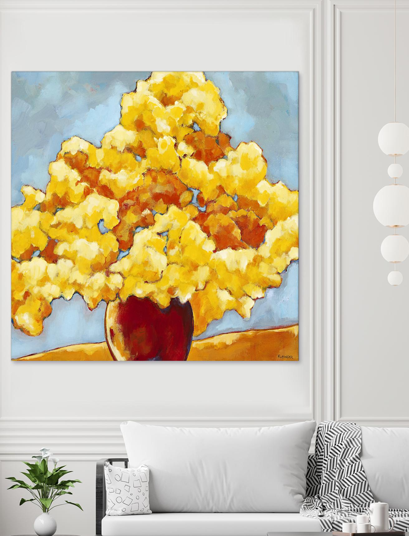 Golden Glory by Bram Rubinger on GIANT ART - orange flowers bouquet