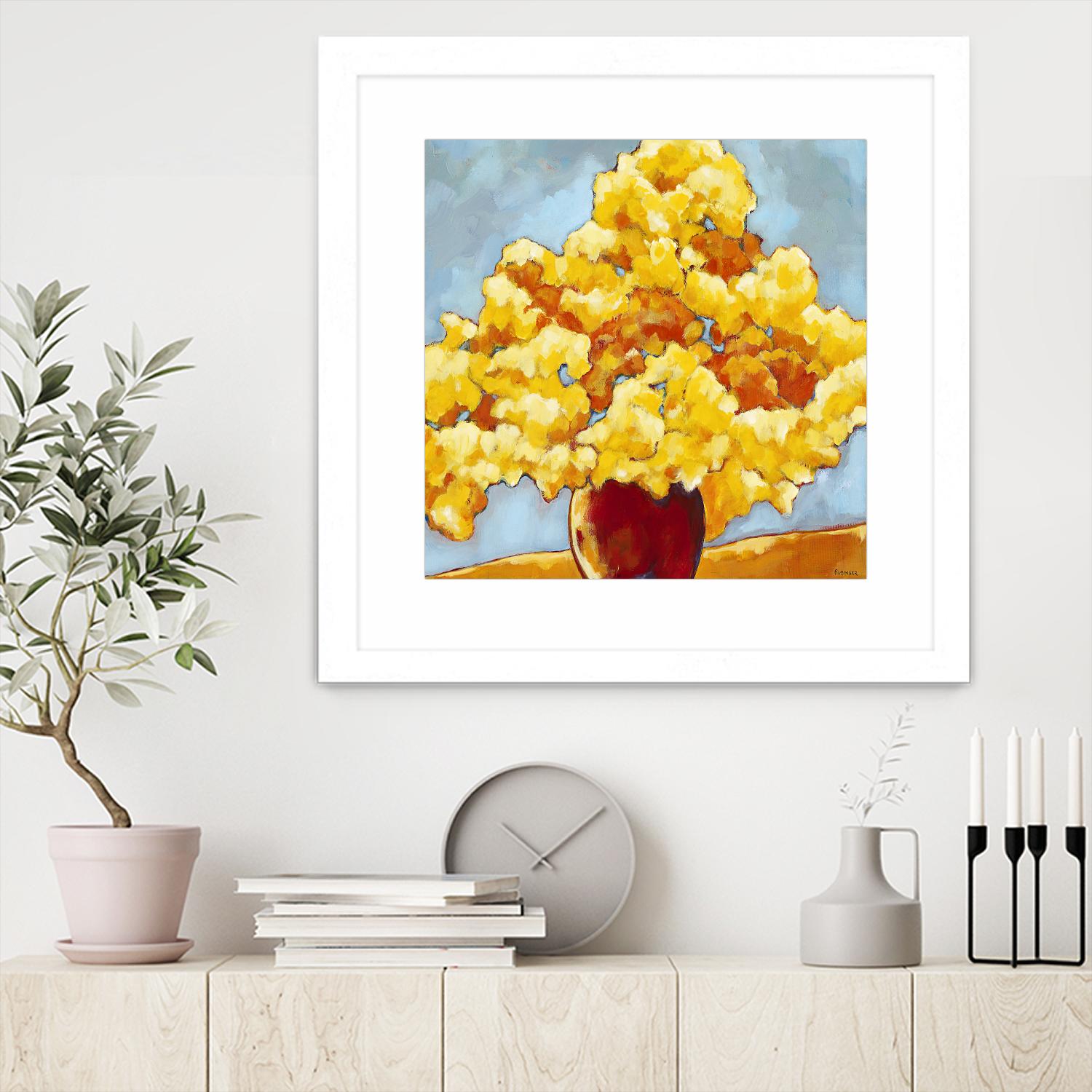 Golden Glory by Bram Rubinger on GIANT ART - orange flowers bouquet