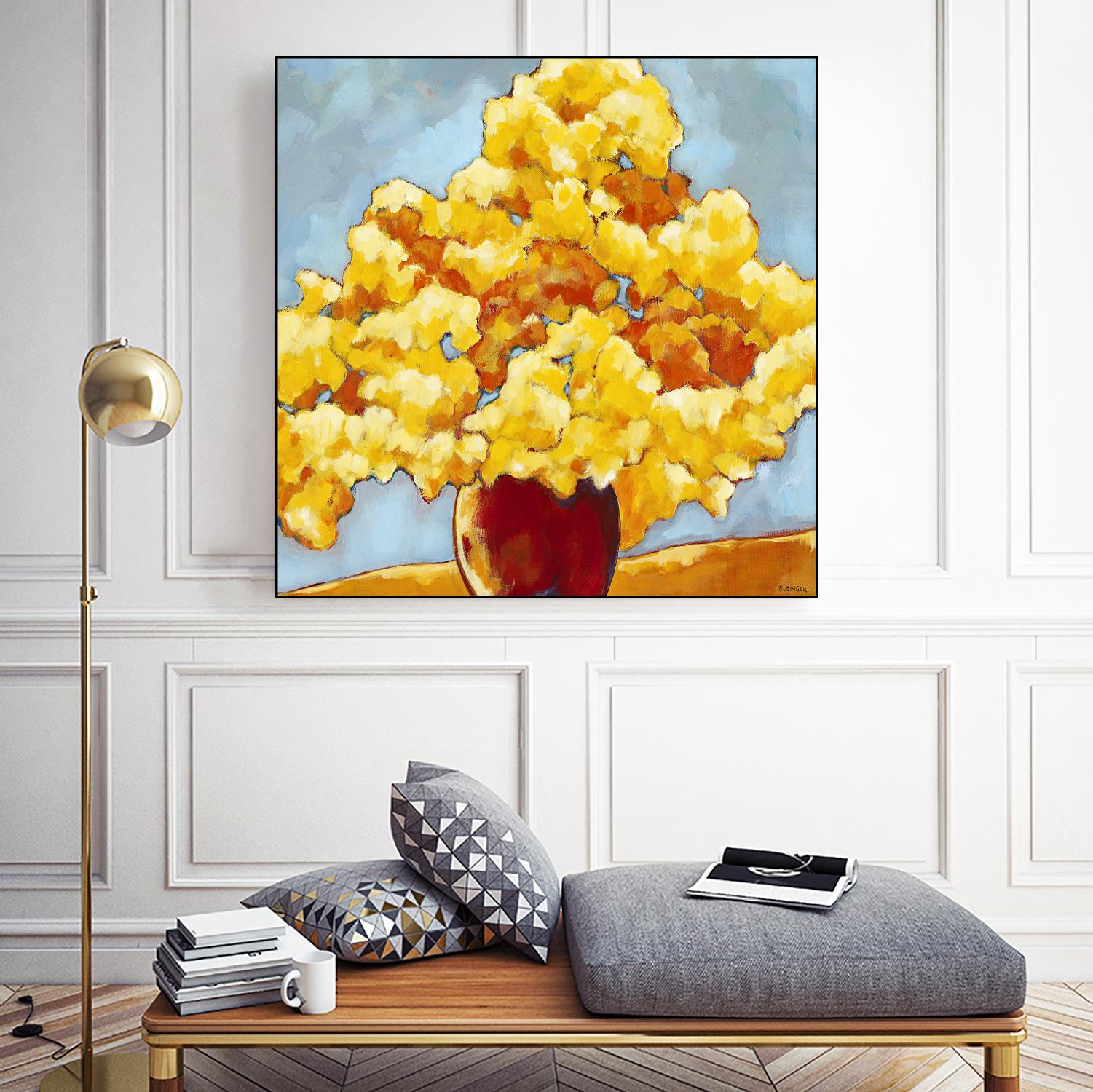 Golden Glory by Bram Rubinger on GIANT ART - orange flowers bouquet