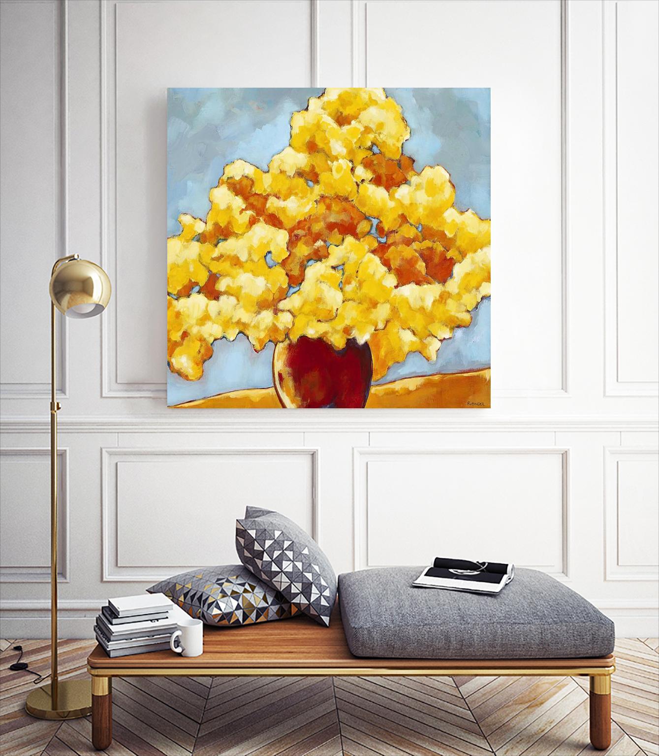 Golden Glory by Bram Rubinger on GIANT ART - orange flowers bouquet